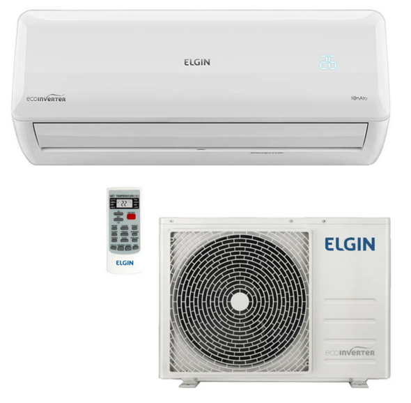 Ar Condicionado Elgin Eco Inverter 9.000 BTU/h Frio (Com a instalação e todo material, somente para Piracicaba e região)