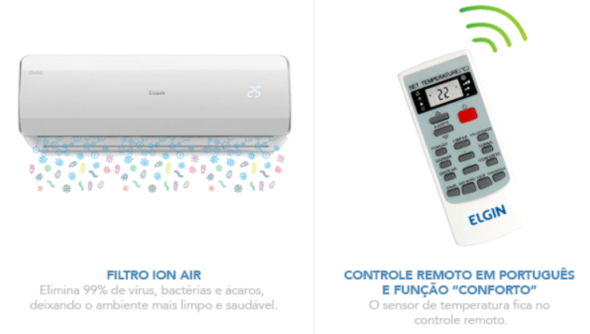 Ar Condicionado Split Elgin 9.000 BTU/h Frio Convencional (Com a Instalação e todo material incluído) - Image 9