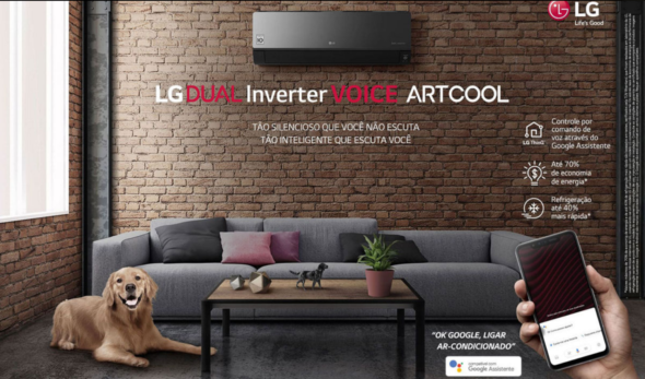 Ar condicionado Split LG DUAL Inverter VOICE ARTCOOL 18.000 Btu/h Quente/Frio 220V (Economize com nosso frete Grátis) Valor já está incluído a instalação para Piracicaba e região. - Image 5