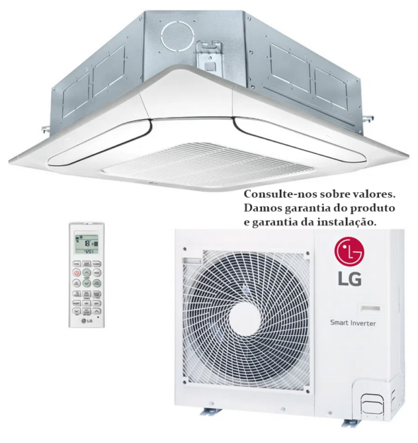 Ar Condicionado Cassete Inverter LG 24.000 BTU/h Quente/Frio 220V