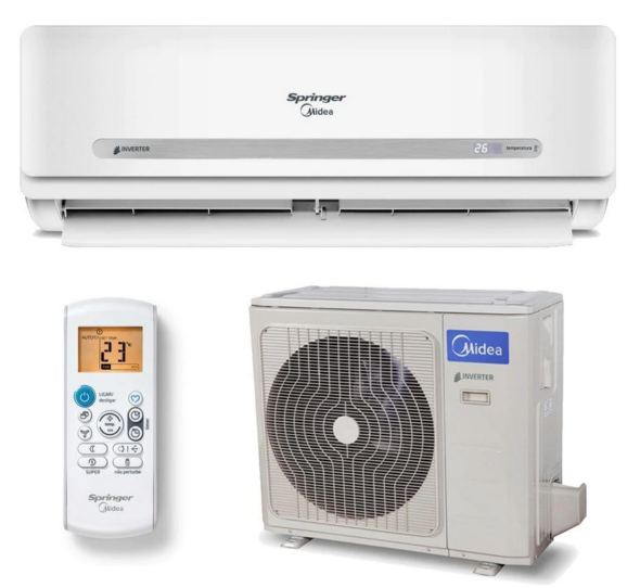 Ar Condicionado Split Hi-Wall Springer Midea Inverter 33.000 BTU/h Quente/Frio 220V - Image 9