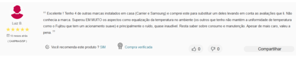 Ar Condicionado Split Hi Wall Fujitsu Inverter 12.000 Btu/h Frio 220v (Valor já está incluso instalação e todo material com até 3 metros de linha, para Piracicaba e região) - Image 9