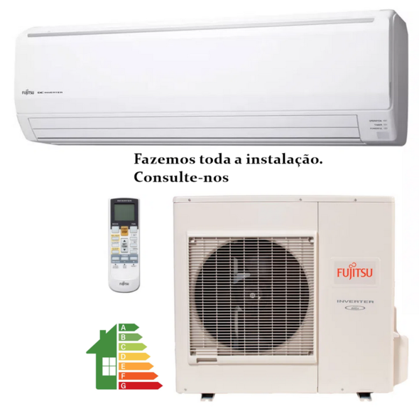 Verão com Ar Condicionado Split Hi Wall Fujitsu Inverter 27.000 Btu/h Frio 220v é muito melhor!