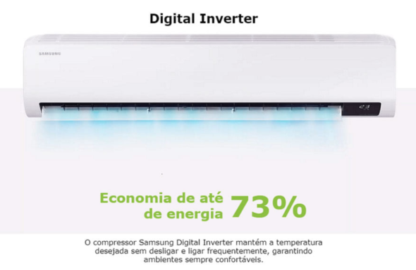 Ar Condicionado Split Hi-Wall Samsung Digital Inverter Ultra 12.000 BTU/h Quente/Frio 220v - Image 11