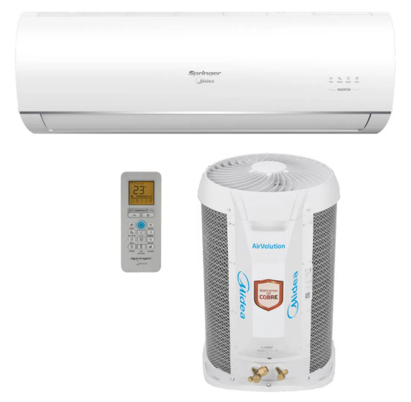 Ar Condicionado Split Hi-Wall Springer Midea AirVolution Inverter 12.000 BTU/h Frio 220V - Image 2