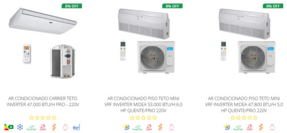 Ar Condicionado Piso/Teto de várias capacidades, peça já o seu, parcelamos em até 10 vezes sem juros. Consulte-nos (19)989717425 ou (19)3375-5328 - Image 4