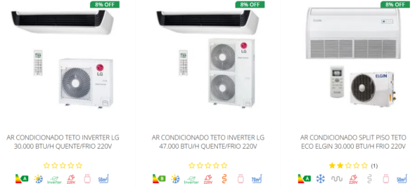 Ar Condicionado Piso/Teto de várias capacidades, peça já o seu, parcelamos em até 10 vezes sem juros. Consulte-nos (19)989717425 ou (19)3375-5328 - Image 6