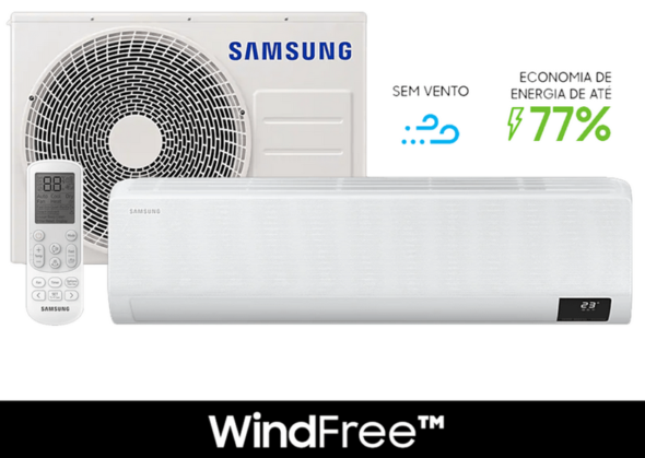 Ar Condicionado Split Hi-Wall Samsung WindFree Inverter 18.000 BTU/h Quente/Frio 220v - Image 7