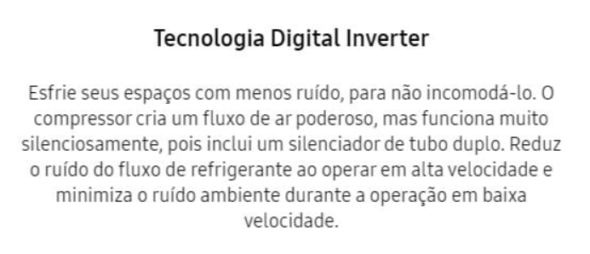 Ar Condicionado Split Hi-Wall Samsung WindFree Inverter 18.000 BTU/h Quente/Frio 220v - Image 11